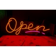 LED Neon 'Open' Sign