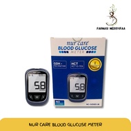 NUR CARE BLOOD GLUCOSE METER & GLUCOSE TEST STRIPS