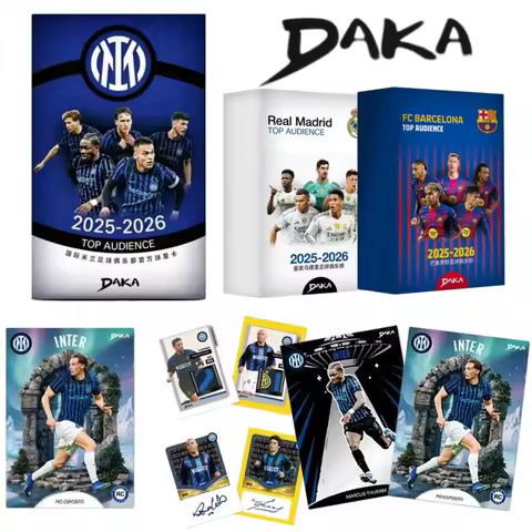 ‌2025-2026 Daka Ronaldo Messi Yamal Mbappe Roberto Baggio Football Collection Card Real Madrid Barce