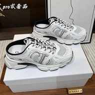 [PRO Home Luxury Products] DIOR DIOR Chrono Original Factory Material Half-drag Sports Shoes Daddy S