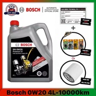 Bosch Premium X7 API SP 0W20 Fully Synthetic Engine Oil/Minyak Hitam (4 liter)(1987L24086) For Proto