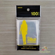 Bias Inner 55x86mm 56x87mm 100 card sleeves KPOP PC KTP SIM ATM photo packing FIT