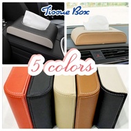 PU Leather Car Tissue Box Holder kotak tisu kereta Proton Perodua Honda Toyota Nissan axia alza myvi