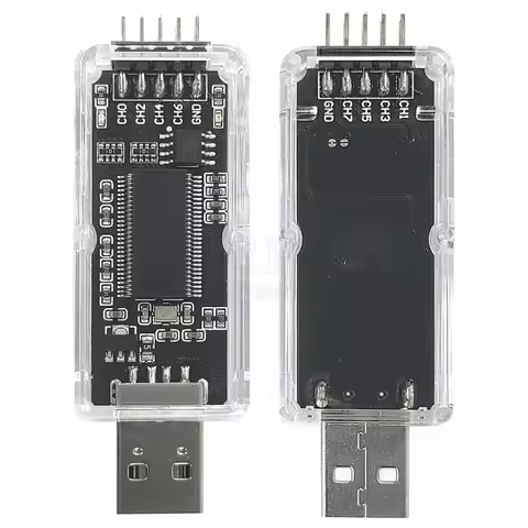 USB Logic Analyzer Module for Linux Win7/10 Microcontroller ARM FPGA Debugging Tool 16-24MHz Samplin