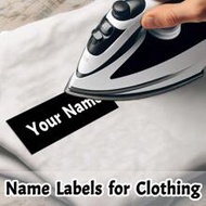 Customized Clothes Personalized Name Stickers Can Be Ironed On Clothes And Washable Labels, Washable