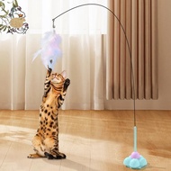Cat Teaser Feather Interactive Toy Suction Cup Fixed