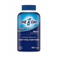 美國拜耳Bayer One-A-Day 綜合維他命(適合50嵗以下男仕) ,300粒裝