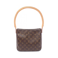 【二手】LOUIS VUITTONLooping MM 單肩包 M51146 PVC 塗層帆布皮革 Looping MM 女士二手 B