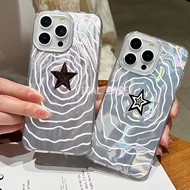 New For SAMSUNG Silver Feather Hologram and Watery Texture A14 4G / 5G / A14 LITE / A20 / A30 / A205