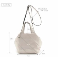 全新 日本 直送 未開未用 FIRANO 女仕多用途 手挽 斜用 手袋 IVORY  SHOULDER BAG