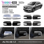 Awesome2u Toyota Altis 2008-2012 Car M-Sport Design Side Mirror Cover Accessories
