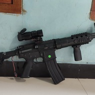 aeg m4 full metal siap sukir