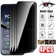 4Pieces Privacy Tempered Glass For Xiaomi POCO F7 Poxo f7 Anti-Peeping Screen Protector Poco F7 Pro 