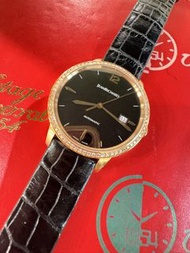 🌈🌈新返貨啦🌈🌈💎💎Jeanrichard 60119🌹18K玫瑰金款式🌹💎💎原裝鑽石圈💎💎自動透底機芯🖤原裝黑色面🖤38mm 連原裝18K紅金針扣 淨錶 🧡BW3077（旺角洗衣街店）