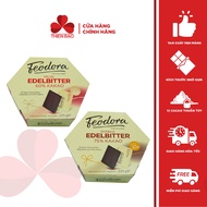 Feodora Dark Chocolate 60% Cacao & 75% Cocoa Paper Box 225g - Expiry date 07.2026