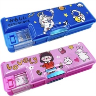 Pencil Cases Cute Elementary School Students Stationery Box Boys Girls Children Pencil Cases