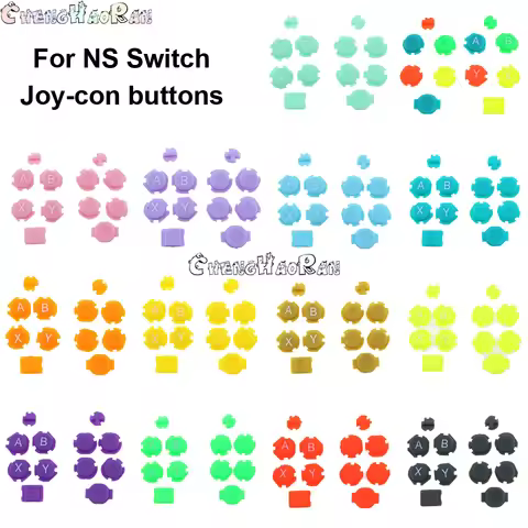 16Color 1Set ABXY Direction Keys Buttons Replacement for Switch Joy-Con Right Left Controller Joysti