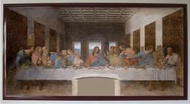 最後的晚餐 達文西 裱框畫 壁畫 世界名畫 耶穌 基督 聖經故事 達芬奇 裝飾畫 掛畫 da Vinci 複製畫 古典畫