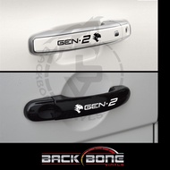 [READY STOCK] 4PCS Proton GEN2 Car Door Handle Sticker Car Logo Sticker Pemegang Pintu Kereta