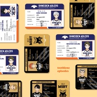 Haikyuu | MSBY-ADLERS ID Photocard Series