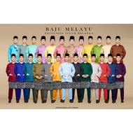 BAJU MELAYU EXCLUSIVE by NUR GALLERY ⭐️baju melayu dewasa teluk belanga / baju melayu johor / baju melayu leher bulat