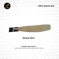 JOVINA Hair Extension | Blonde Color Code 613, Blonde Hair Extensions, Smoothing, 40-70cm