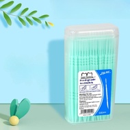 100PCS Interdental Brush - Braces Toothpick Dental Floss Cleaner Brush Between Teeth Ortho Braces Br