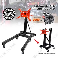 Engine Stand Foldable Type Heavy Duty 1250LBS / 2000LBS Fix Type 360° "Rotation Car Service Garage Tool Enjin Kereta