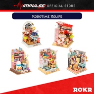 Robotime ROKR 3D DIY Wooden Puzzle Miniature House - Taste Life, Sweet Dream, Record Moon, Bubble Ba
