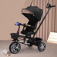 Sepeda 3 in 1 Anak Tricycle Sepeda Roda Tiga Multifungsi Bayi 1 Tahun musik lampu