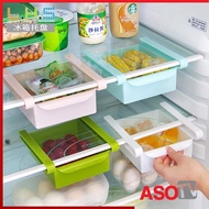 ASOTV® Slide Fridge Storage Box 1052 Fridge Storage Organizer Container Peti Sejuk Fridge Organizer 