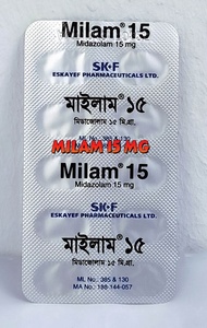 MIDOLAM 15 MG & MIDOREST 15 MG READY STOCK 1 STRIP 10 TABLET 5 STRIP 50 TABLET 10 STRIP 100 TABLET.