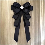 Korean Black Ribbon Vintage Ribbon Brooch