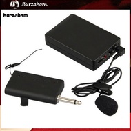 BUR_ Wireless Transmitter Receiver Lavalier Lapel Clip Mic Stage Microphone System