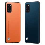 Luxury PU Leather Case For Samsung Galaxy A31 Back Cover Matte Silicone Shockproof Protection Phone 