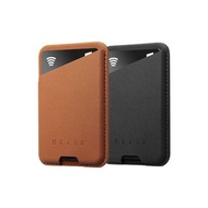 MUJJO - 皮革MagSafe卡套 (黑, 啡色)