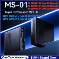 MINISFORUM MS-01 Mini PC Intel® Core™ i9-13900H/ i5-12600H WiFi 6E Bluetooth 5.3 Windows 11