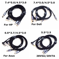 140W USB-C PD Type-C to DC Jack Adapter 6.0x3.7 4.5x3.0 4.5x3.0 5.5x2.5 Charging Cable for Asus/HP G