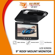 9" Car Roof Monitor Super Slim Full HD Flip down Monitor Car Roof Bumbung Kereta Roof Monitor Alza C