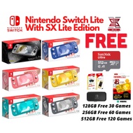 [READY STOCK]Nintendo Switch Lite Grey/Turquoise /Yellow/Coral (Jailbreak SX Lite)