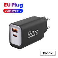 150W USB C Fast Charging Charger For Mobile Phone MultiPorts USB Type C Wall Charger Adapter