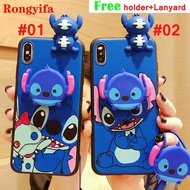 Stitch Phone Case OPPO A31 A9 A5 2020 Realme C3 5i 5s 5 3 F11 R17 R15 Pro C2 A1K K1 R11 R11s Plus Case Cute Soft TPU Case Cover