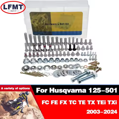 Motorcycle Hardware Bolt Full Plastics Fastener Kit For Husqvarna FC FE FX TC TE TX TEi TXi 125 250