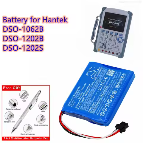 Survey,Test Battery 7.4V/4500mAh PL727076 for Hantek DSO-1062B, DSO-1202B, DSO-1202S, DSO1062B, DSO1