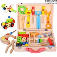 兒童工具箱擰螺絲釘螺母組合拆裝工程車動手益智兩歲男孩玩具3-6