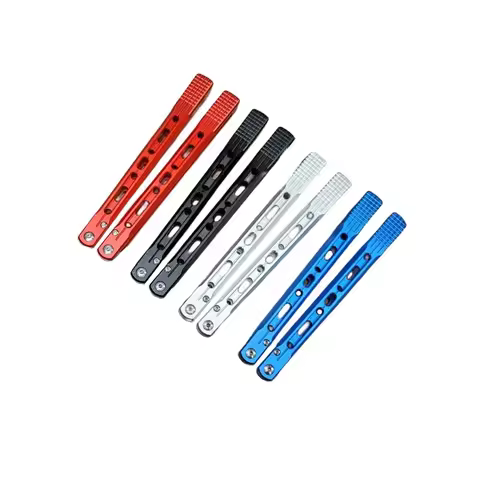 TheOne Arrow Butterfly Trainer Knife D2 Blade Aluminum Handle Bushing System Free-swinging Jilt EDC