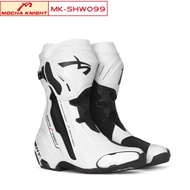 Motorcycle shoes Pengcheng Mocha Knight A-Star Racing Boots Motorcycle Drop-Profo กันน้ำรองเท้าบูทผู