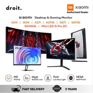 Xiaomi New 24"/27"/34" Desktop Gaming Monitor A24i A27i G27i G34WQi | High Refresh Rate | TUV Low Bl
