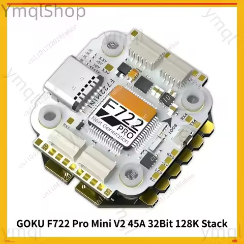 722 Pro Mini V2 45A 32-bit 128K 20X20 Flight Controller Stack High Performance STM32 F722 Remote Con
