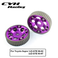 2PCS Adjustable Cam Gear Pulley For Toyota Supre 1JZ-GTE 86-92, 2JZ-GTE 93-97